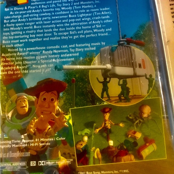 Disney Pixar Toy Story/ ToyStory 2 bundle VHS CLAMSHELL SEALED NEW - Picture 4 of 5